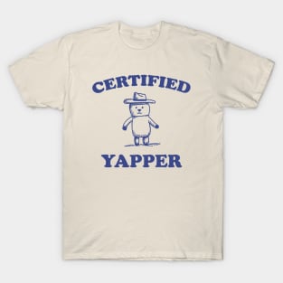 Certified yapper Shirt, Y2K Iconic Funny It Girl Meme T-Shirt